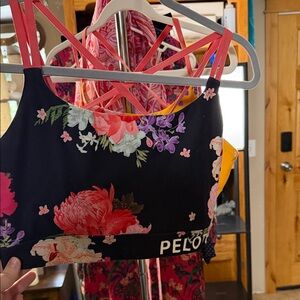Peloton Floral Sports Bras size 1x on both